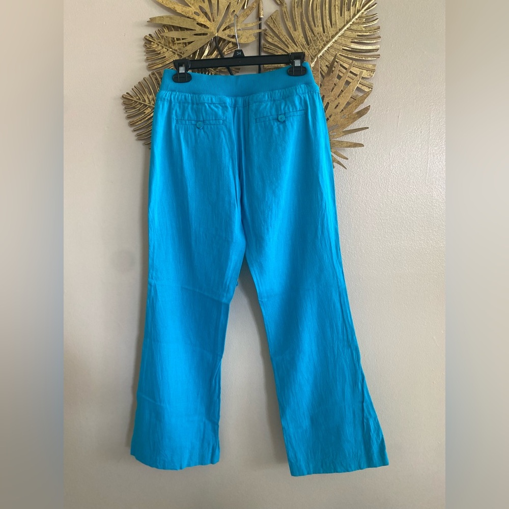Love Tree Teal Pants - Picture 4 of 6